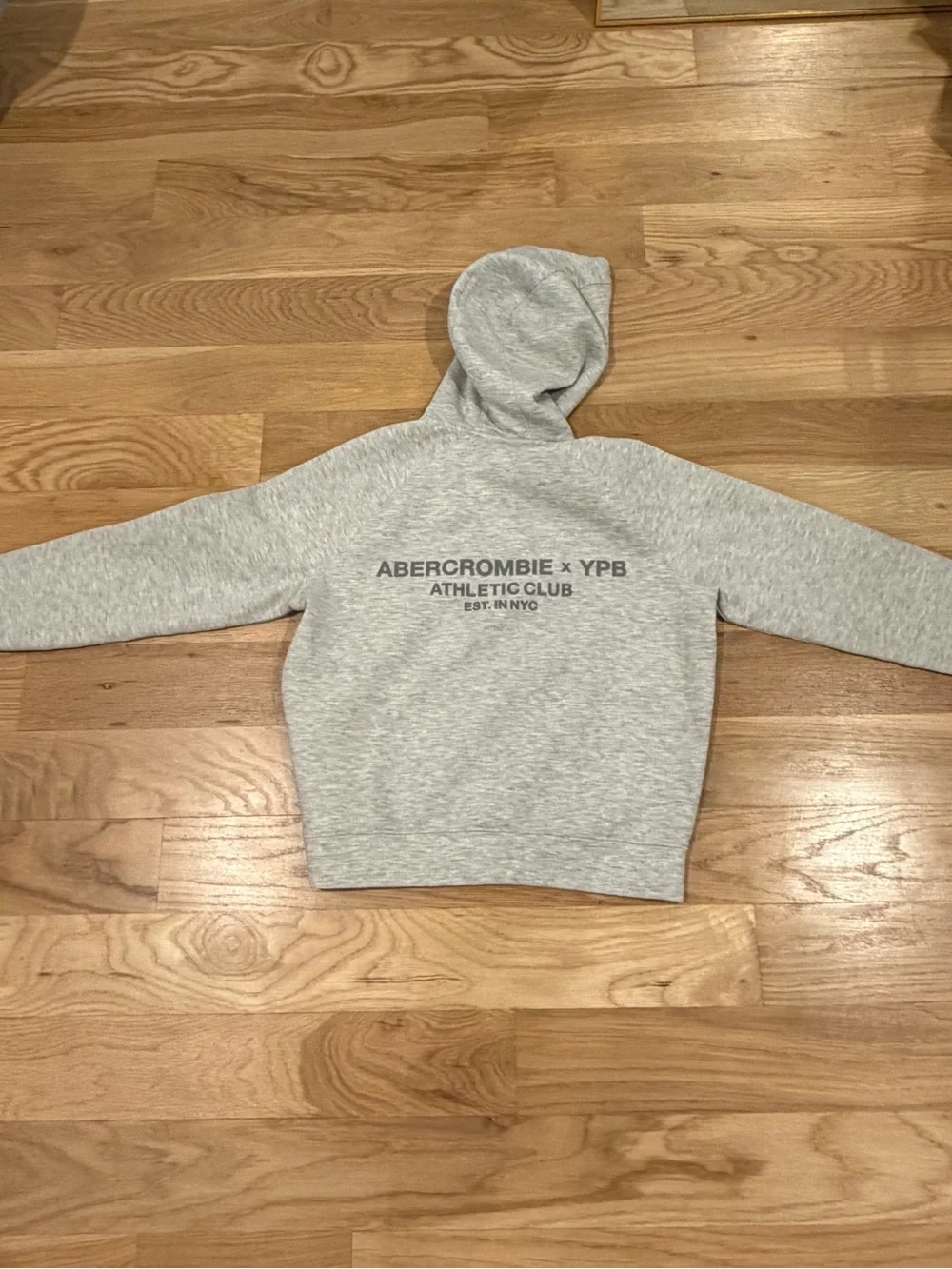abercrombie kids Light Heather Gray Sweat Set